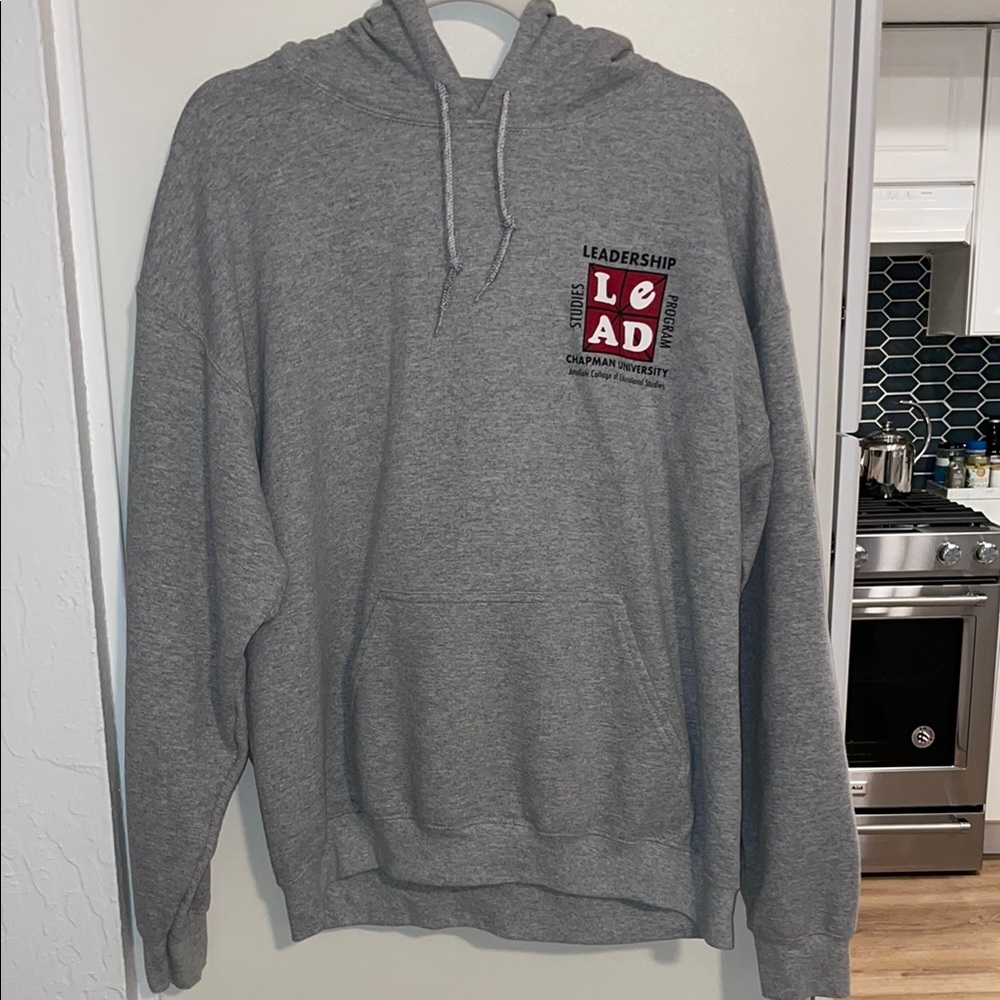 Chapman University LEAD Studies Program Gray Hoodie with Logo | L
